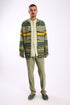 Sweatpants in cotton blend jacquard with front and back pockets